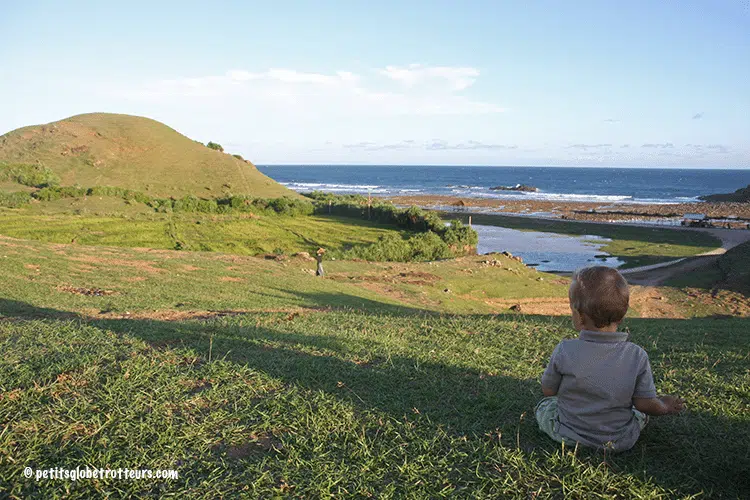 Lombok avec enfant, Kuta