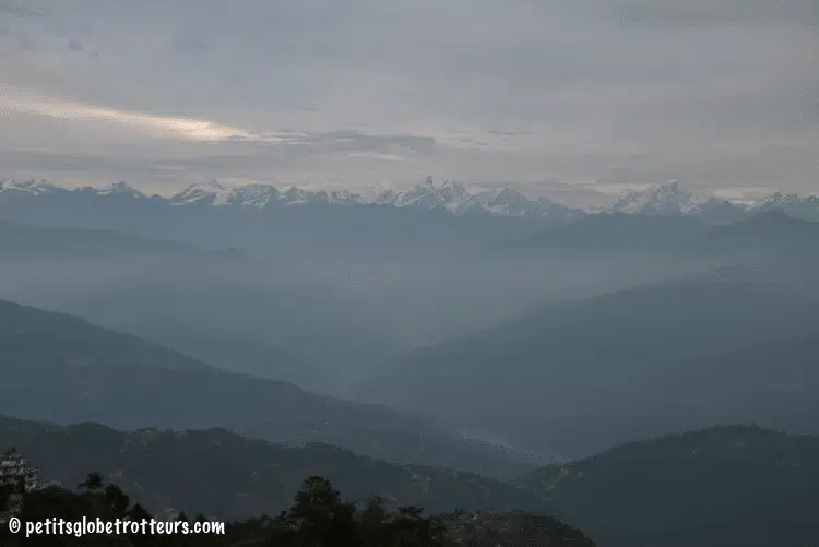 Népal avec les enfants : Nagarkot