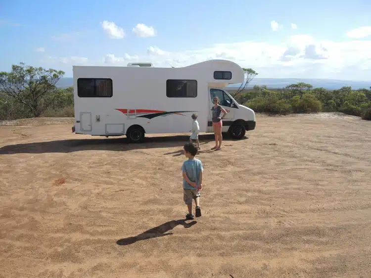 Australie camping car enfants