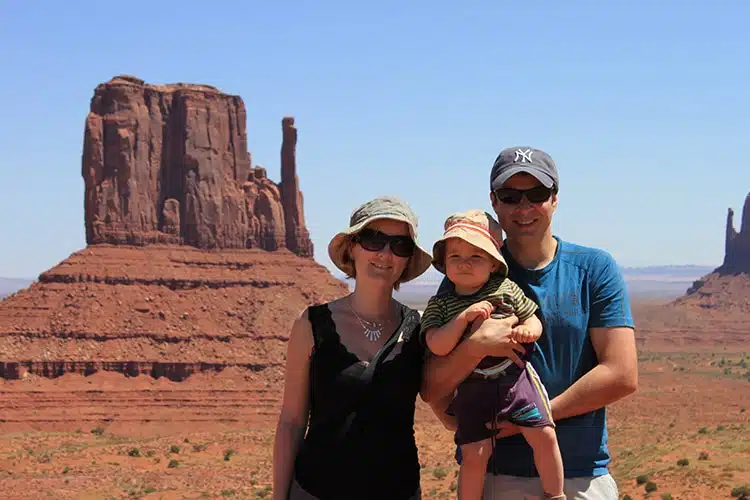 USA avec bébé