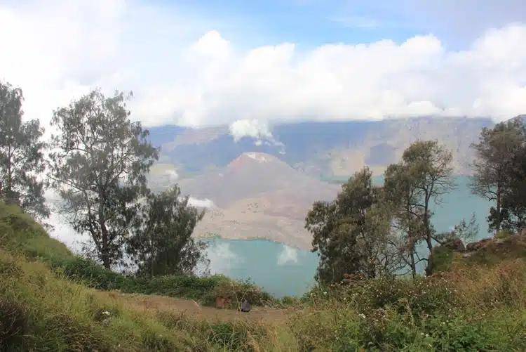 Rinjani avec enfant