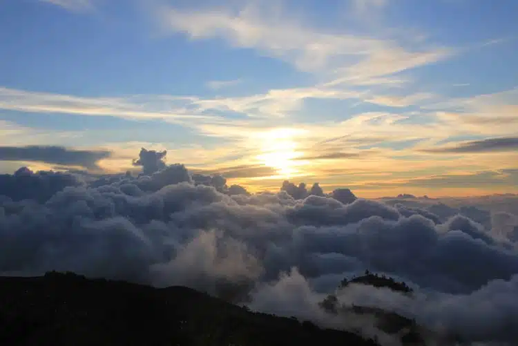 Rinjani avec enfant