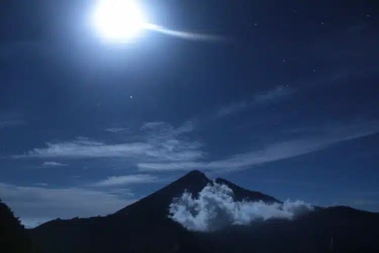 Rinjani avec enfant