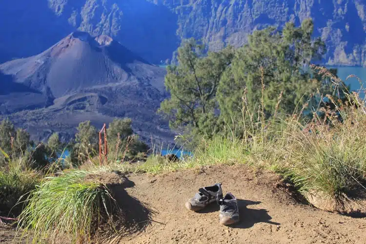 Rinjani avec enfant