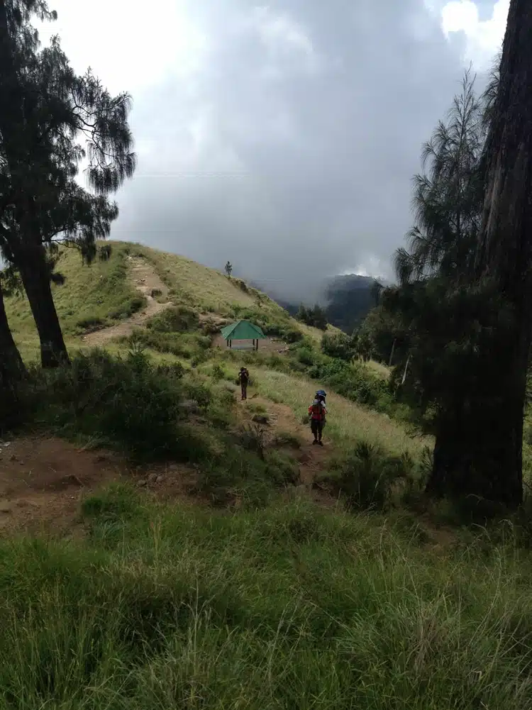 Rinjani avec enfant