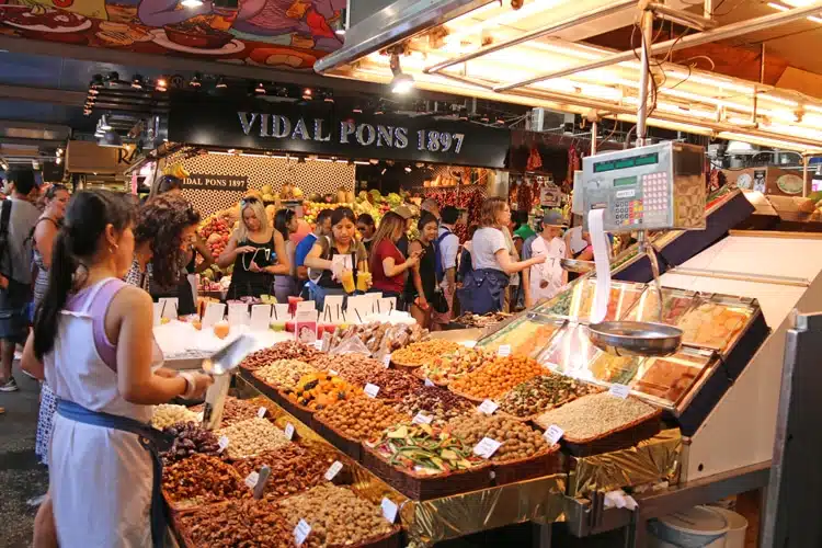 boqueria - barcelone en famille