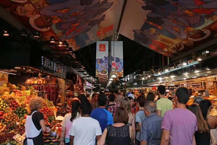 boqueria - barcelone en famille