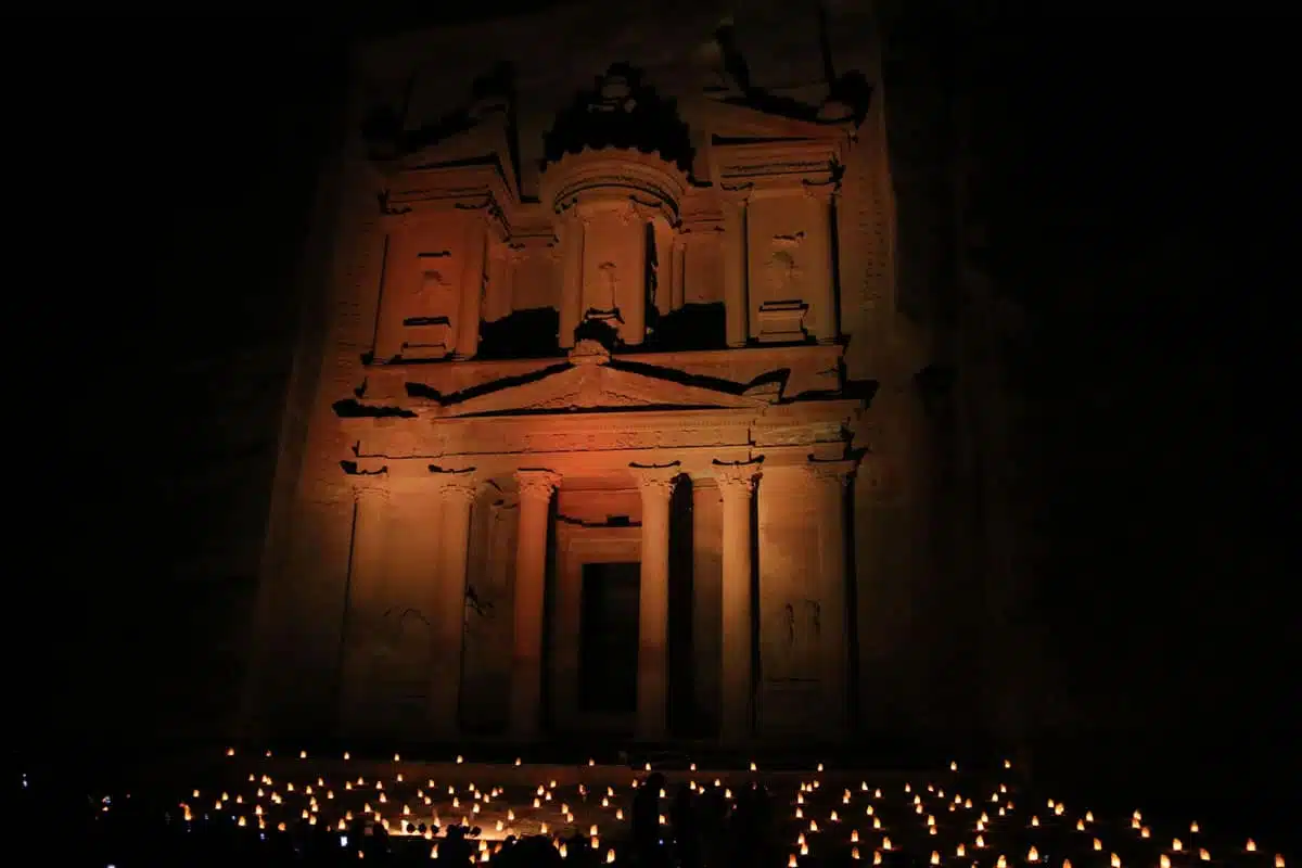 petra by night jordanie en famille