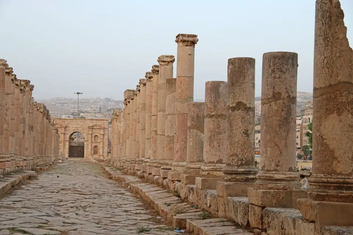jordanie en famille jerash petits globetrotteurs