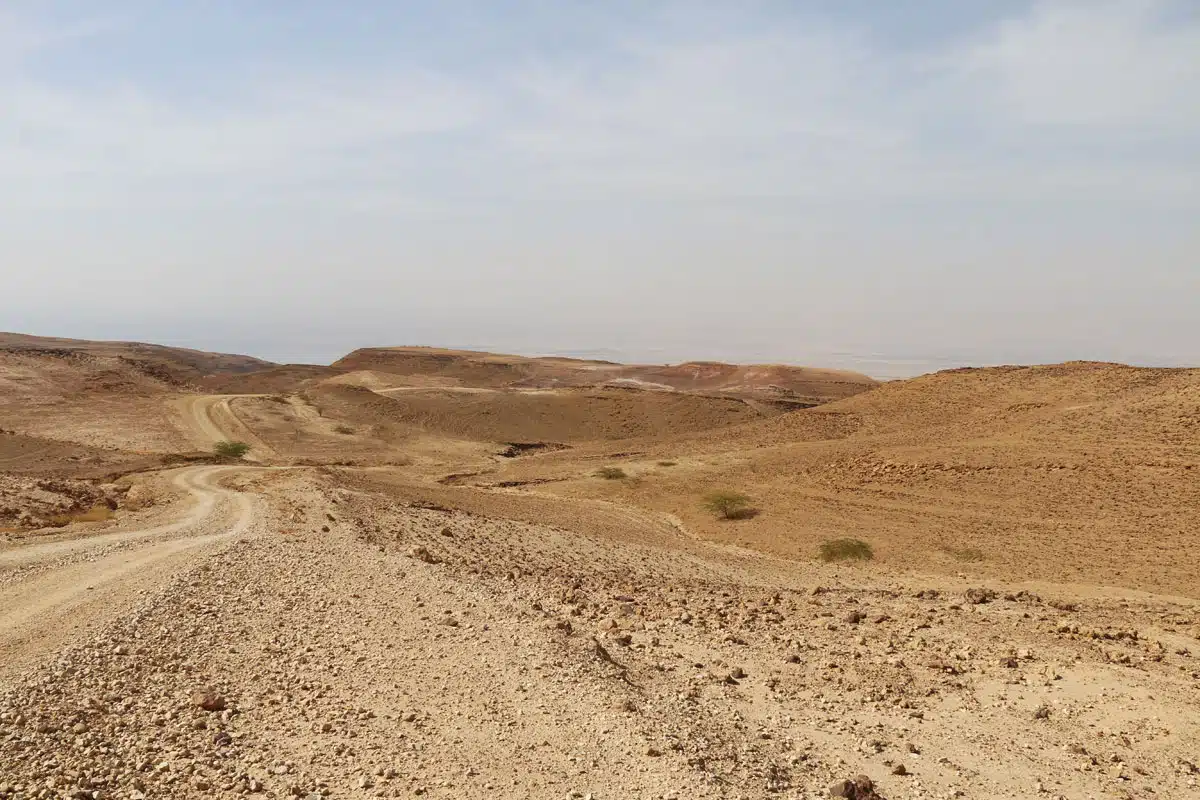 route mer morte jordanie en famille