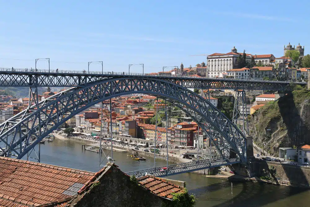 pont dom luis vu des hauteurs de la ville