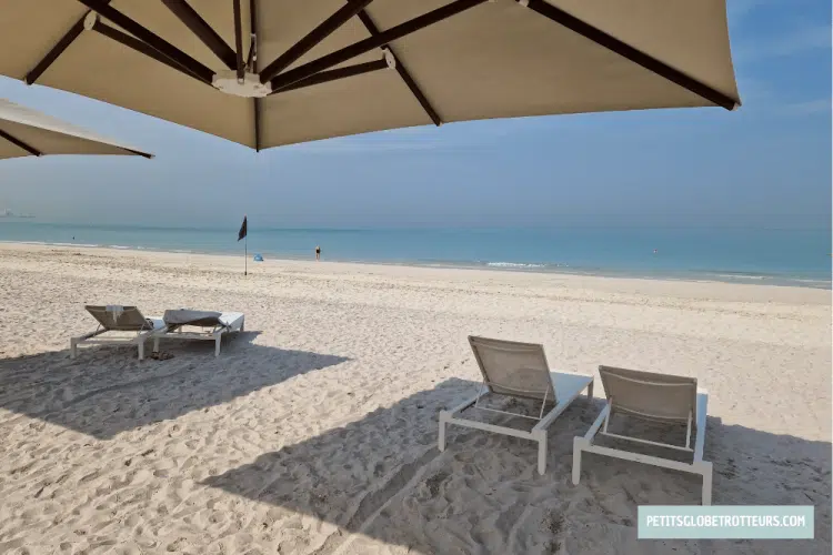 soul beach saadiyat abu dhabi avec enfants