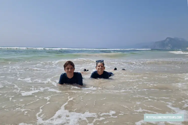 plage de mughsayl &agrave; Oman pr&egrave;s de Salalah