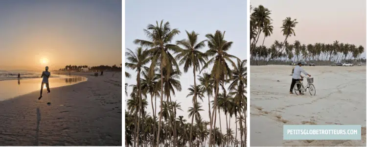 plage de salalah en famille